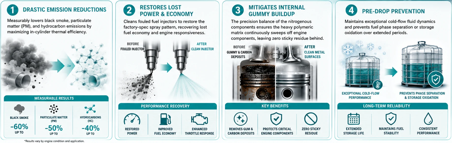 DM-X400 key benefits and performance metrics infographic